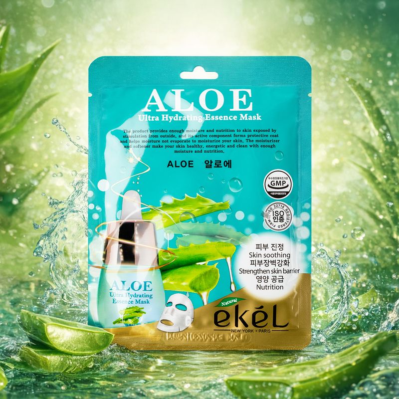 Sejas maska auduma EKEL, 25 ml, dažādi veidi