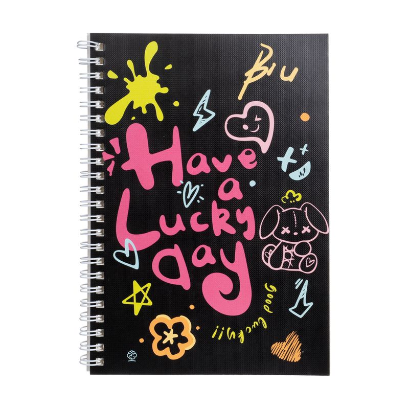 Piezīmju klade ar spirāli, dažādi veidi