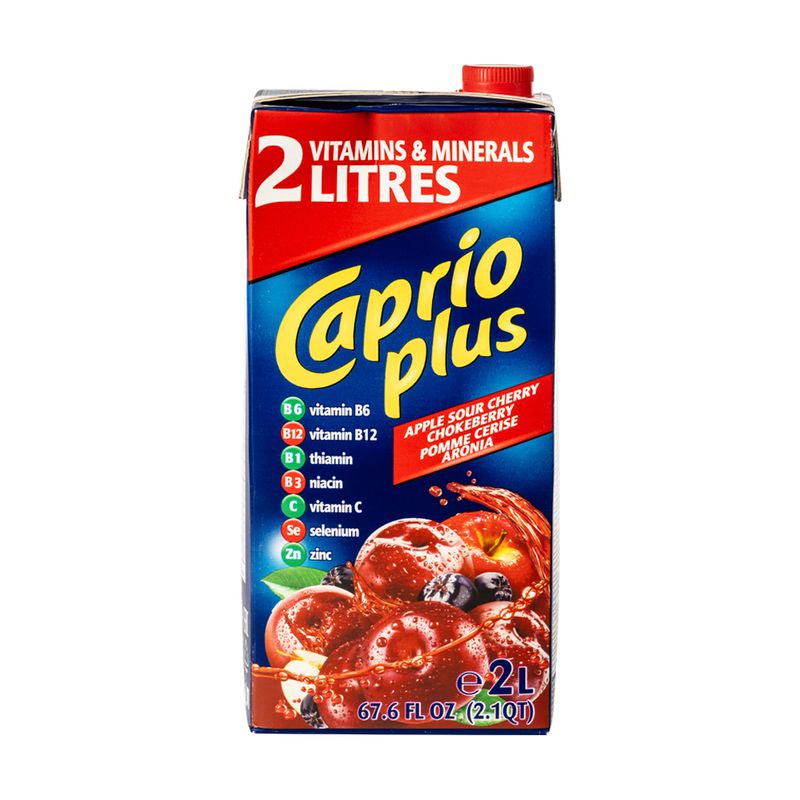 CAPRIO dzēriens ĀBOLU-ĶIRŠU-ARONIJU, 2 l