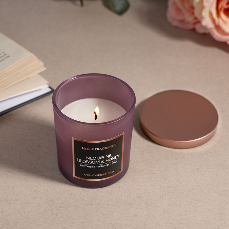 Aromātiska svece stikla traukā, dažādi veidi