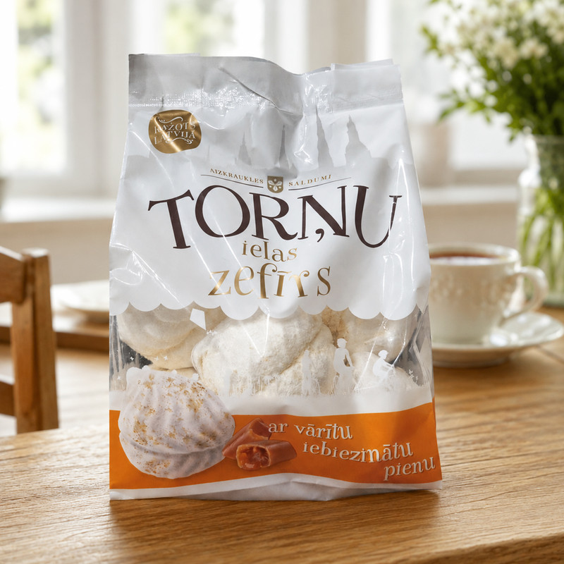 Zefīrs ar vārītu iebiezinātu pienu Torņu ielas, 250 g
