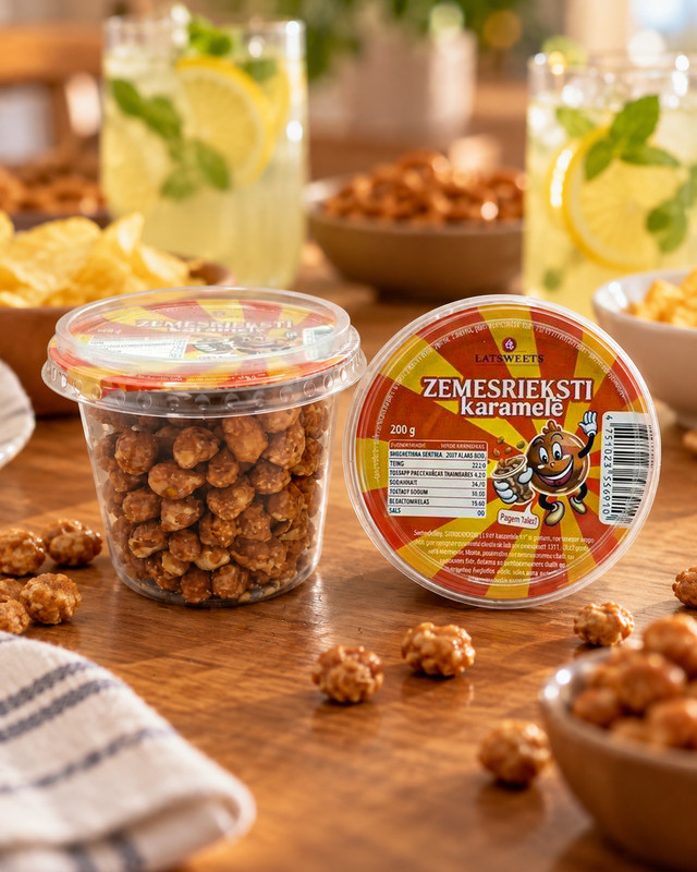 Zemesrieksti karamelē, 120 g