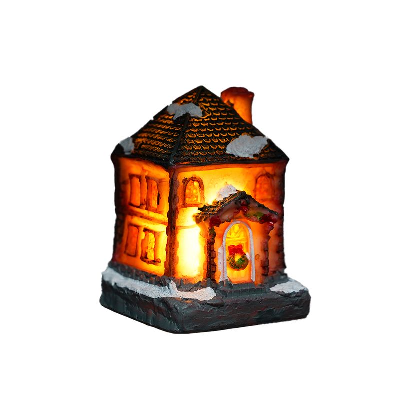 Mājiņa ar Led gaismu, 9x6x4 cm