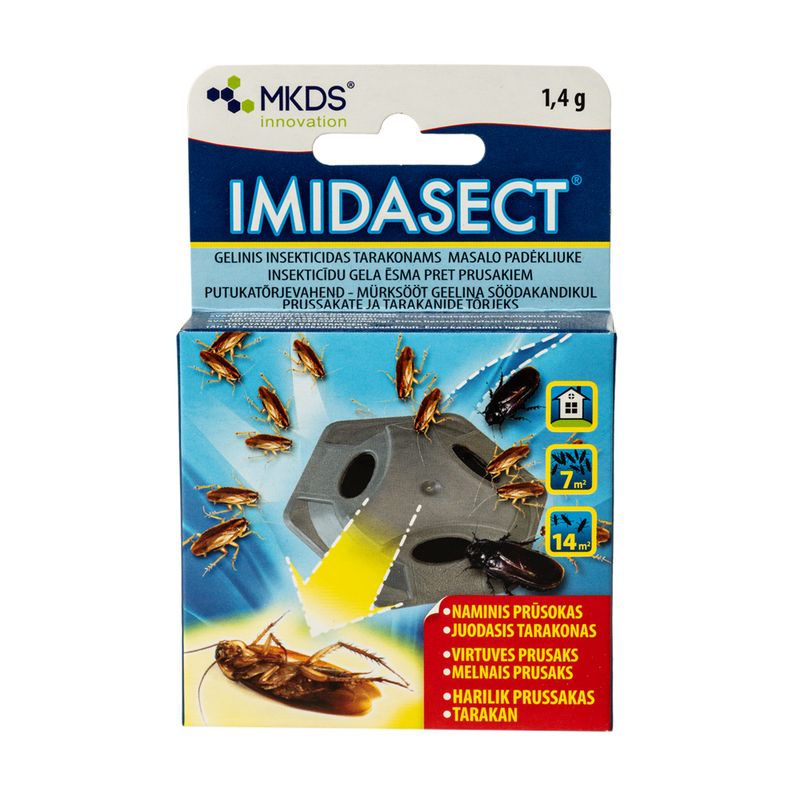 Gēls skudru iznīcināšanai Imidasect, mājiņa, 1.4 g