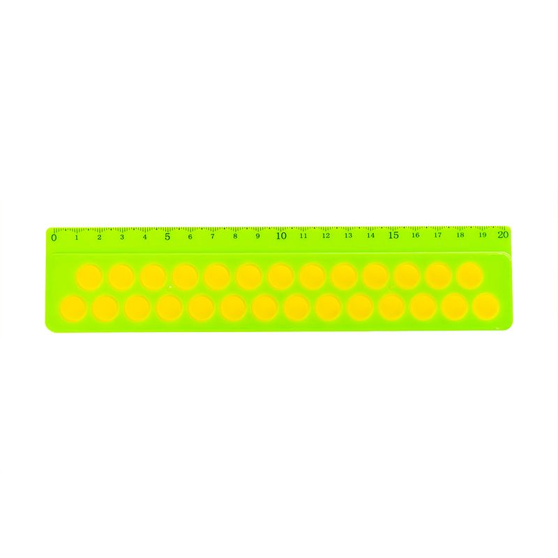 Pop it lineāls, Hupper Dupper, 20 cm, dažādas krāsas