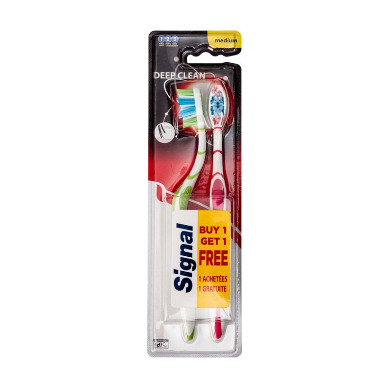 Zobu birste Signal Deep Clean Medium, 2 gab.