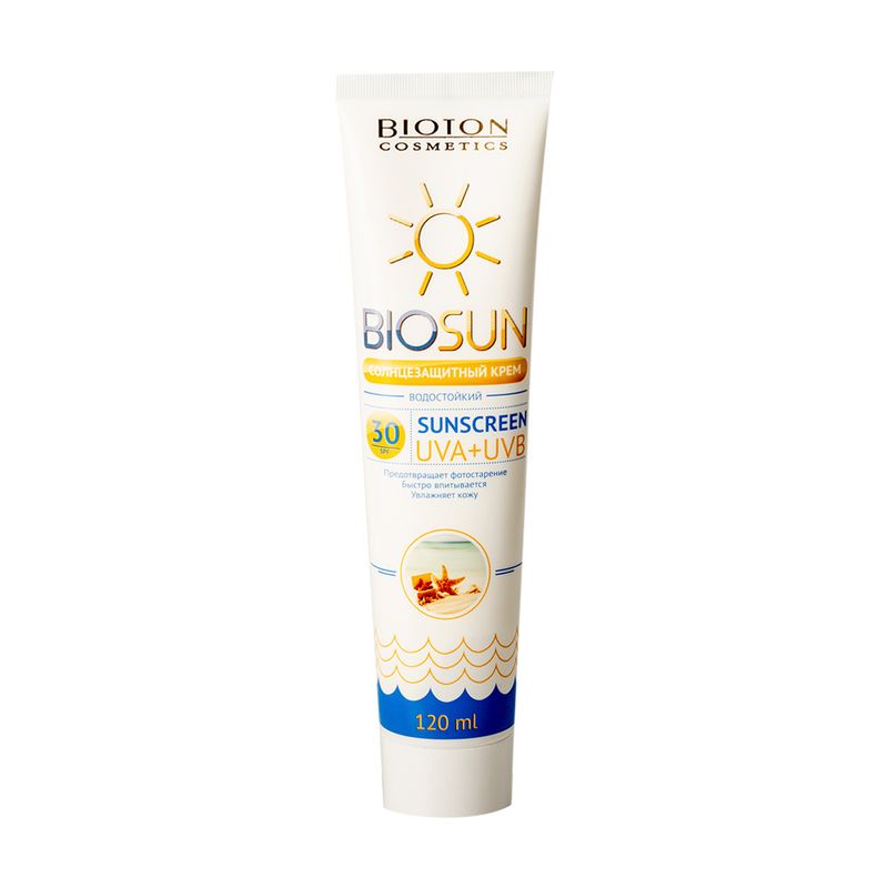 Saules aizsargkrēms BIOSUN, SPF 30, 120 ml