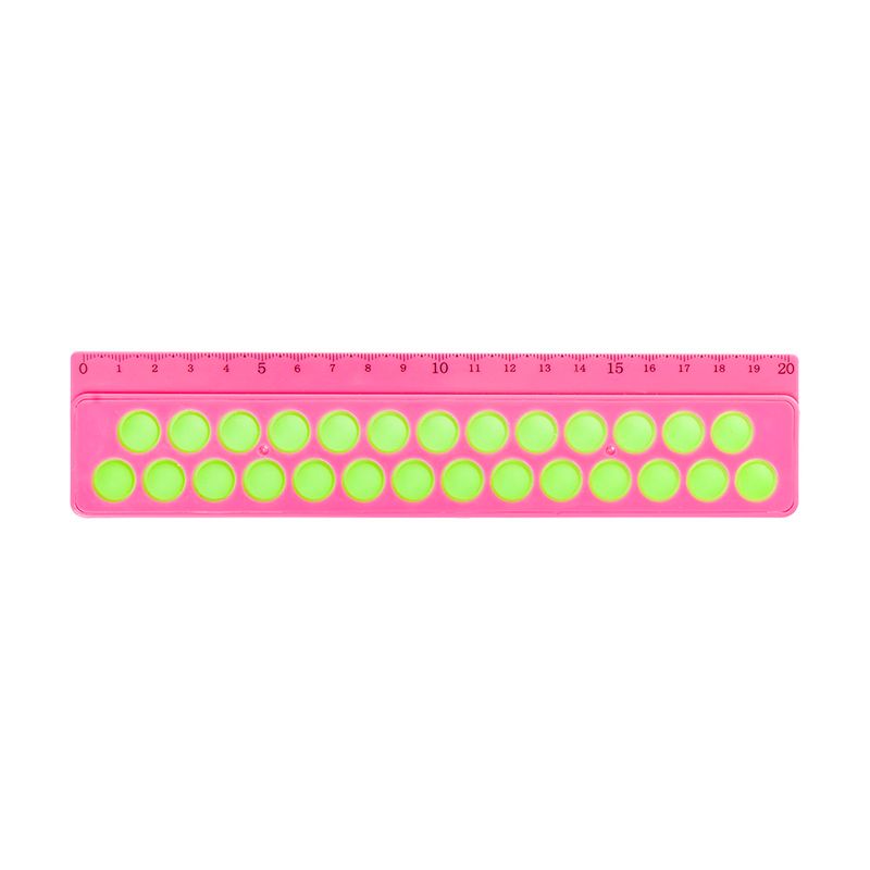 Pop it lineāls, Hupper Dupper, 20 cm, dažādas krāsas