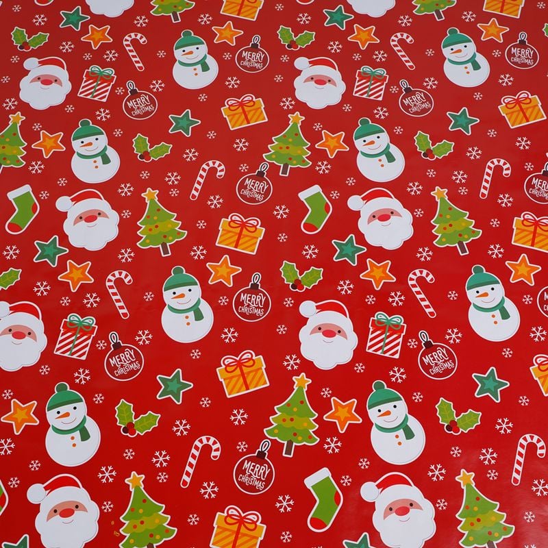 Ziemassvētku dāvanu papīrs, 100x70 cm