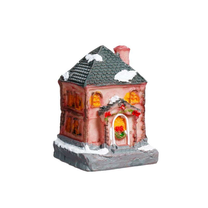 Mājiņa ar Led gaismu, 9x6x4 cm