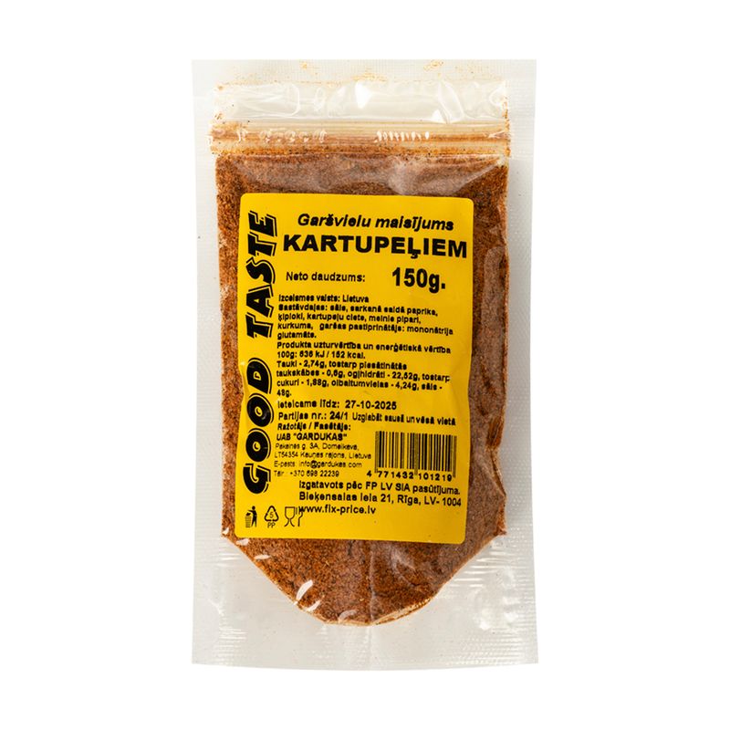 Garšvielu maisījums kartupeļiem, 150 g