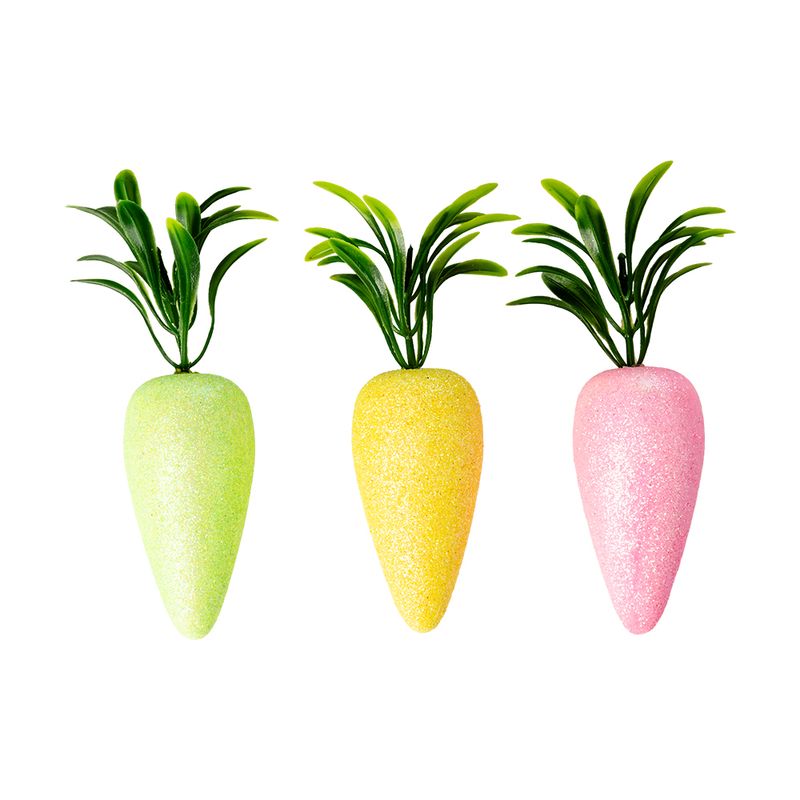 Dekoratīvas burkānu figūras, 3 gab.