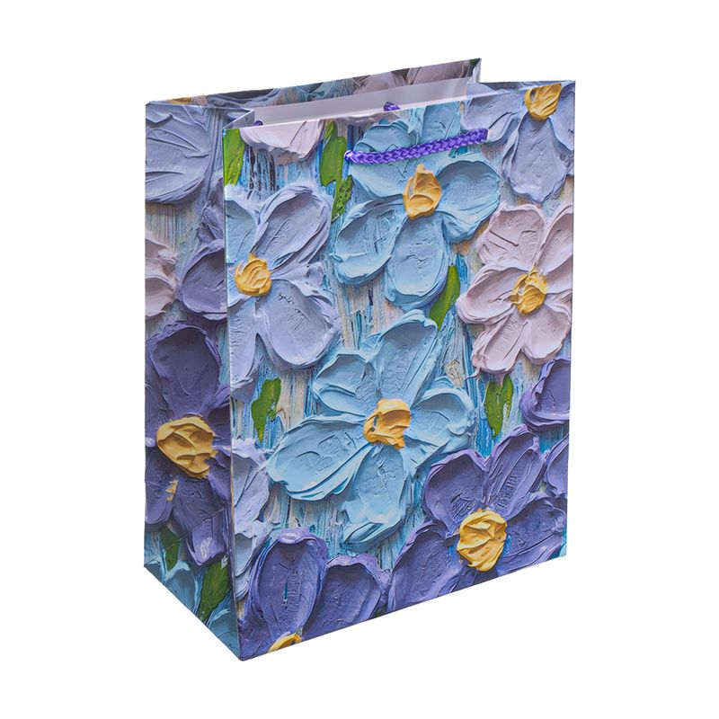 Dāvanu maisiņš Puķes,18x23x10cm