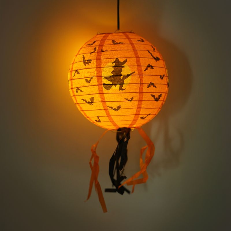 Papīra laterna, 1 LED, 20 cm