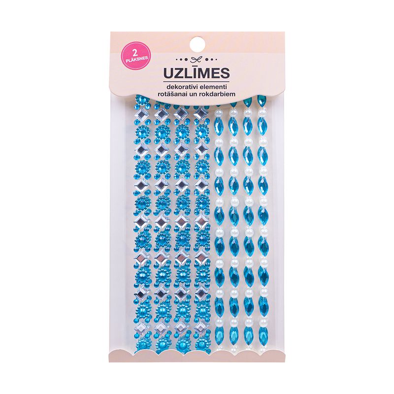 Dekoratīvo uzlīmju komplekts, 19х10 cm, dažādi veidi