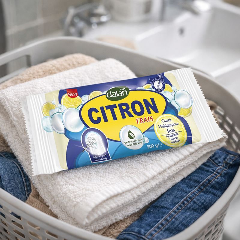 Saimniecības ziepes Dalan Citron, 200 g
