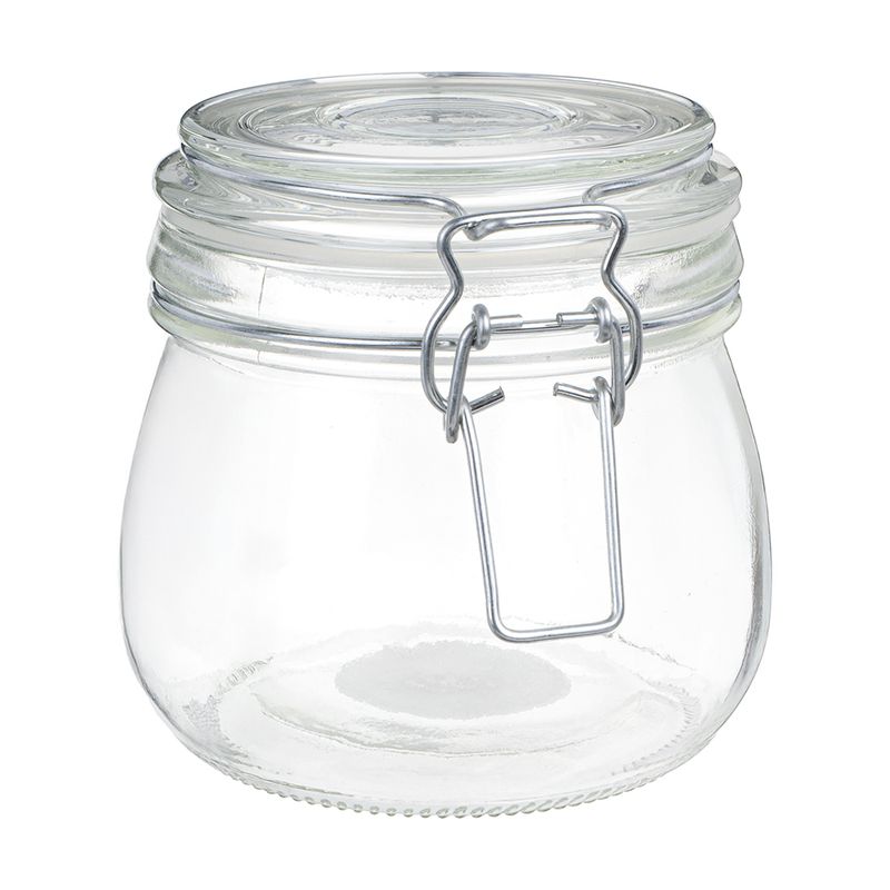 Stikla burka ar vāku hermētiska 570ml