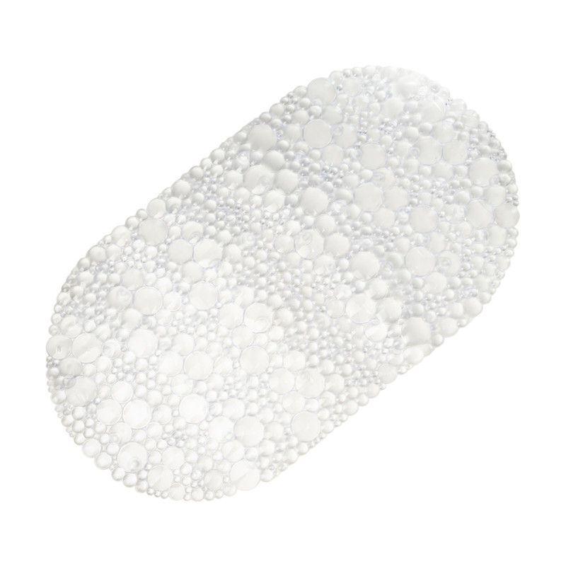 Pretslīdes vannas istabas paklājs 68х38 cm, ovāls