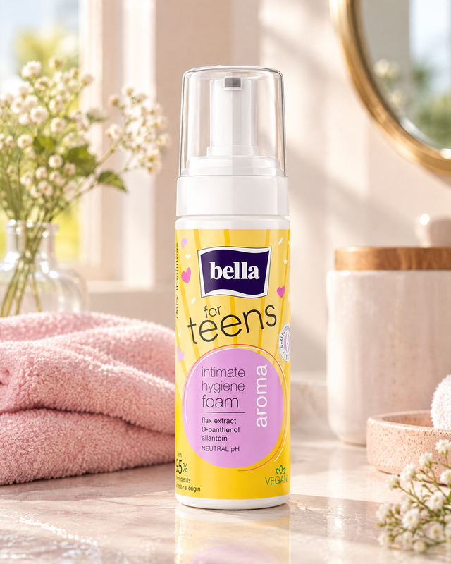 Intīmās higiēnas mazgāšanas putas Bella for Teens, dažādi veidi,150 ml