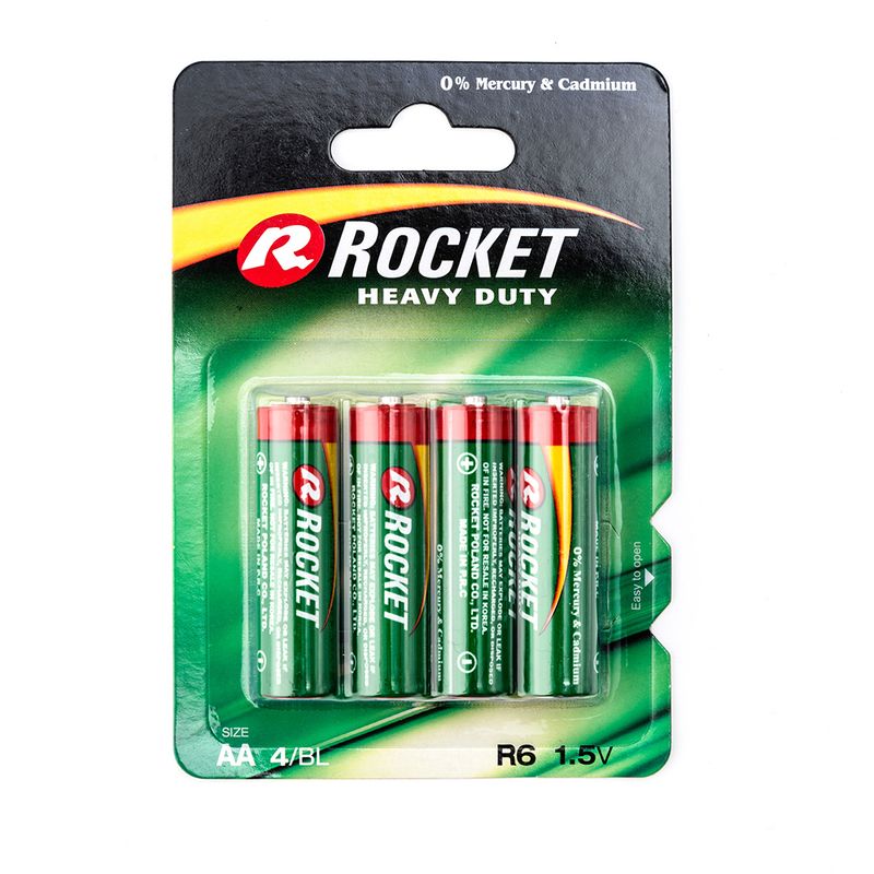 Rocket R06-4BB baterijas blister, 4 gab.