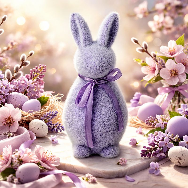 Dekoratīva figūra Zaķis, 15x6 cm