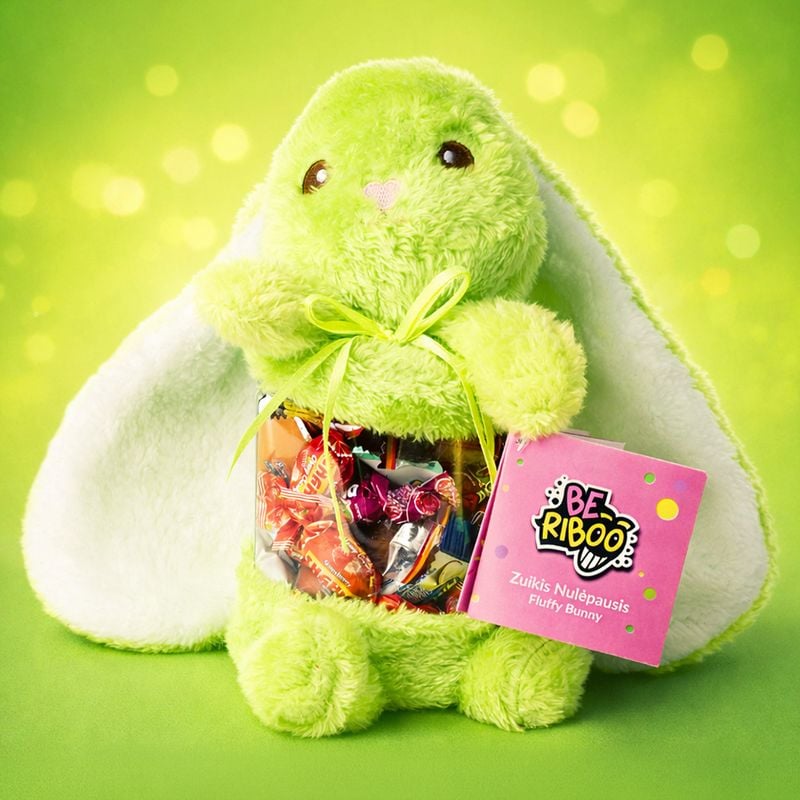 Dāvanu zaķis ar konfektēm Tofigo, 110 g