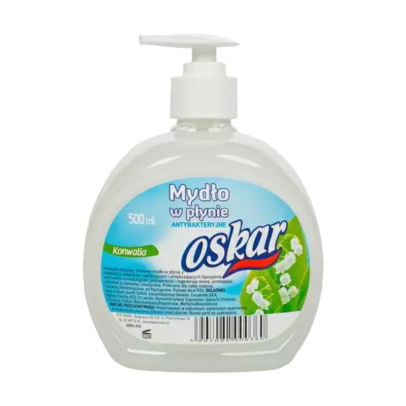 Šķidrās ziepes Oskar, 500 ml, dažādi veidi