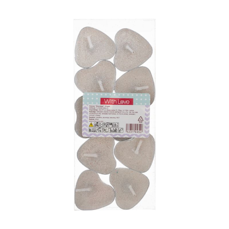 Tējas svecītes, 10 gab.