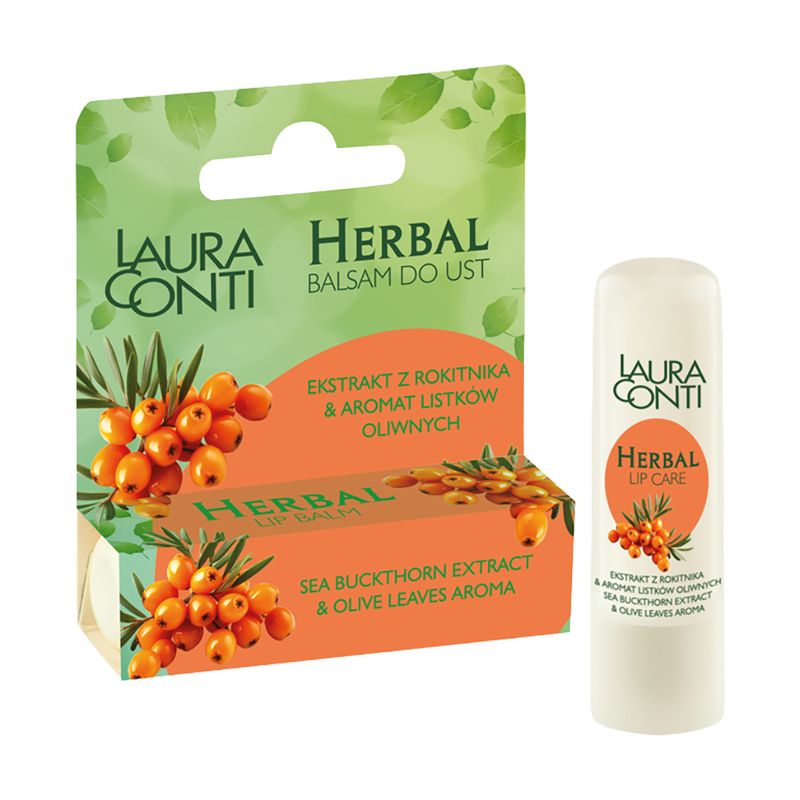 Lūpu balzāms Laura Conti Herbal, 4.8 g, dažādi veidi