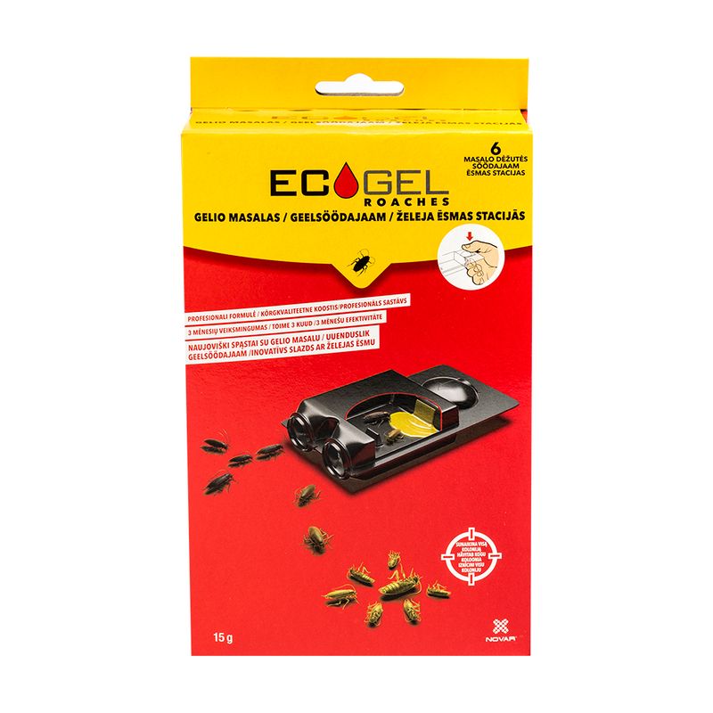 Līdzeklis pret prusakiem ECOGEL 6 gab.