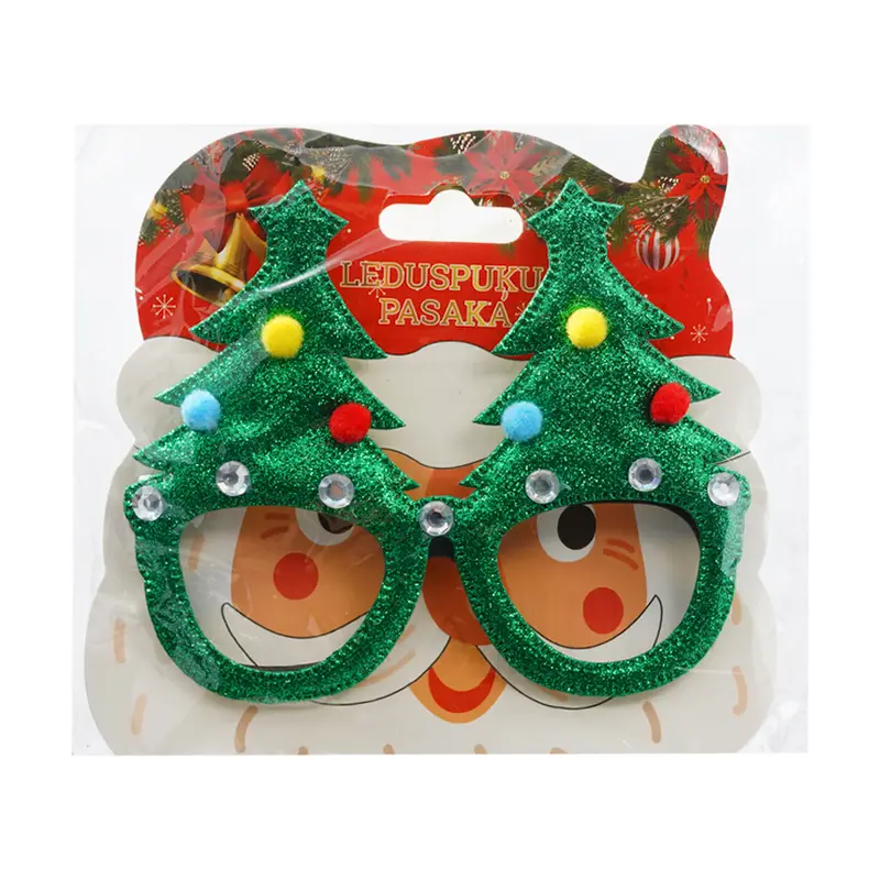 Ziemassvētku karnevāla brilles