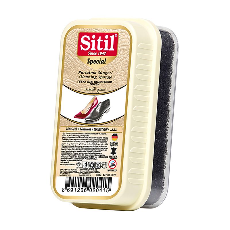 Sūklis apavu tīrīšanai Sitil, dažādi veidi