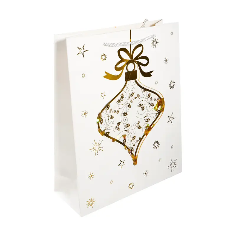 Ziemassvētku dāvanu maisiņš, 32x26x10 cm