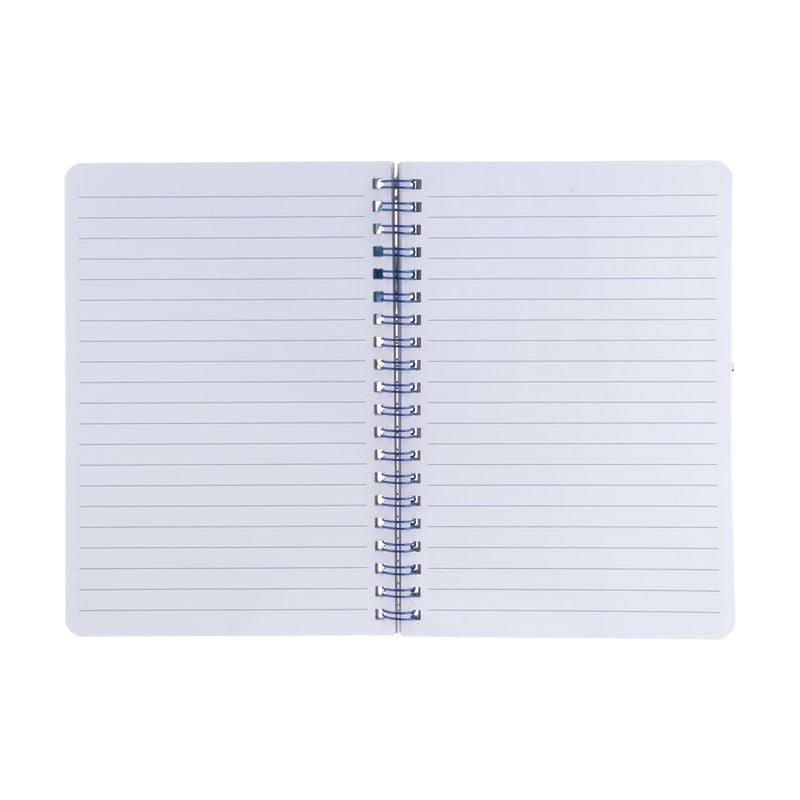 Piezīmju klade ar spirāli, dažādi veidi