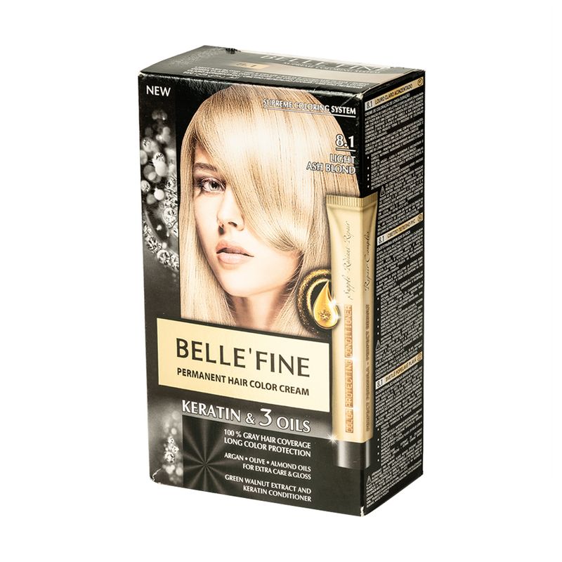 Matu krēmkrāsa Belle Fine, 30 ml, dažādi veidi