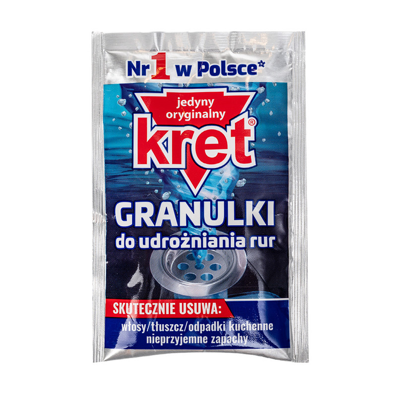 Cauruļu tīrīšanas granulas "Kret", 40 g