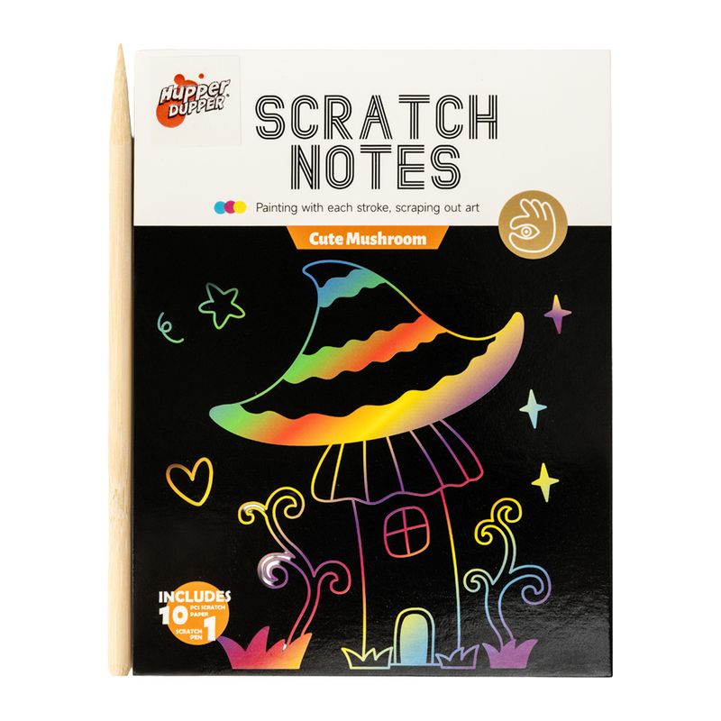 Scratch-art blociņš, 10 lapas, 14х10 cm