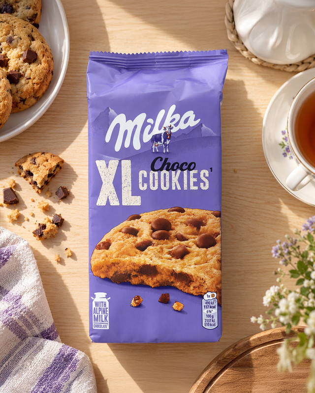 Печенье Milka Choco XL, 184 г