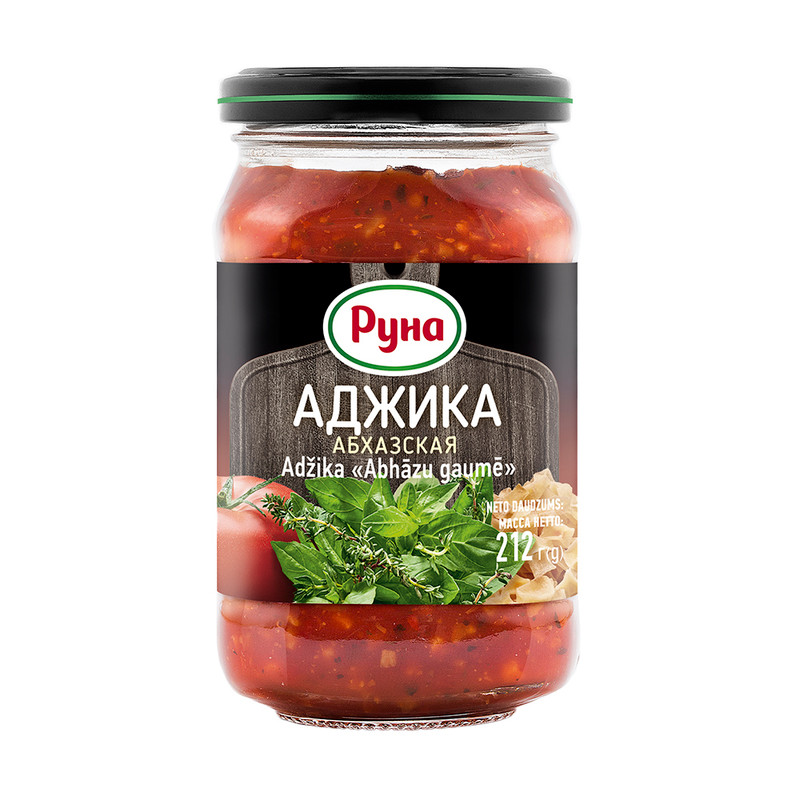 Adžika Runa, 212 g, dažādi veidi