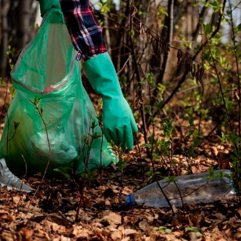 Atkritumu maisi ar savilcēju, 60 l, 10 gab.