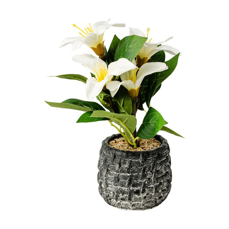 Mākslīgais zieds puķu podā,18 cm