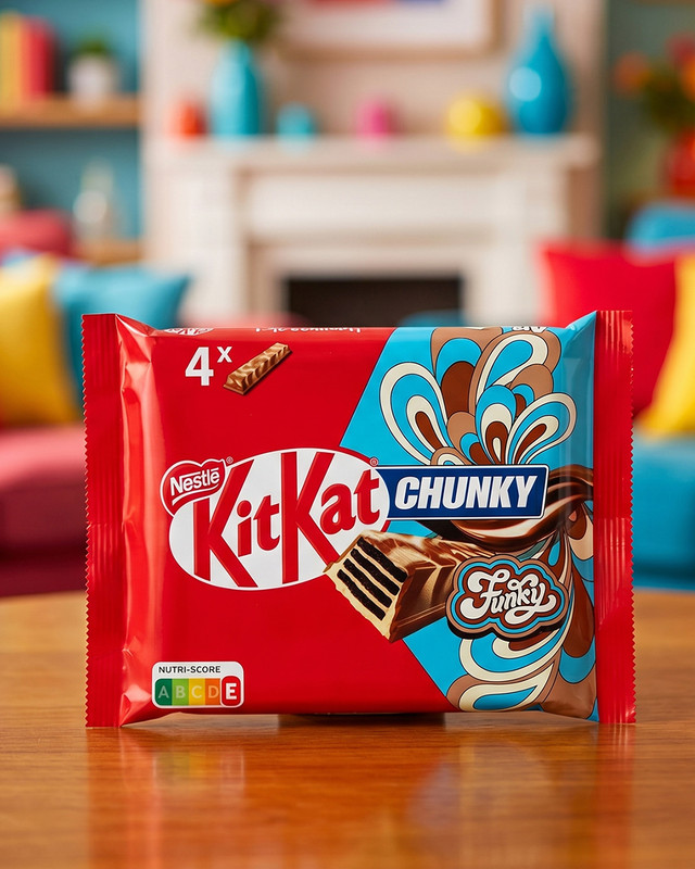 Šokolādes batoniņi KitKat Chunky Funky, 4х40 g